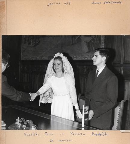 1967 Mariage à la Cité Universitaire de Genève