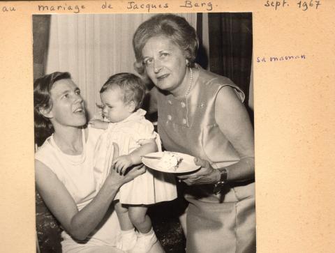 1967 Valérie Wyler, sa mère et sa grand mère