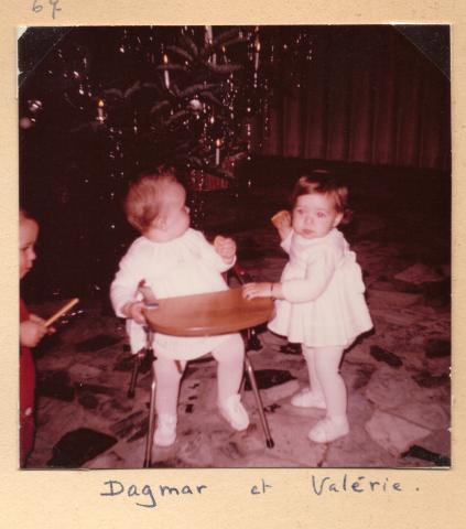 1967 Valérie Wyler et Dagmar