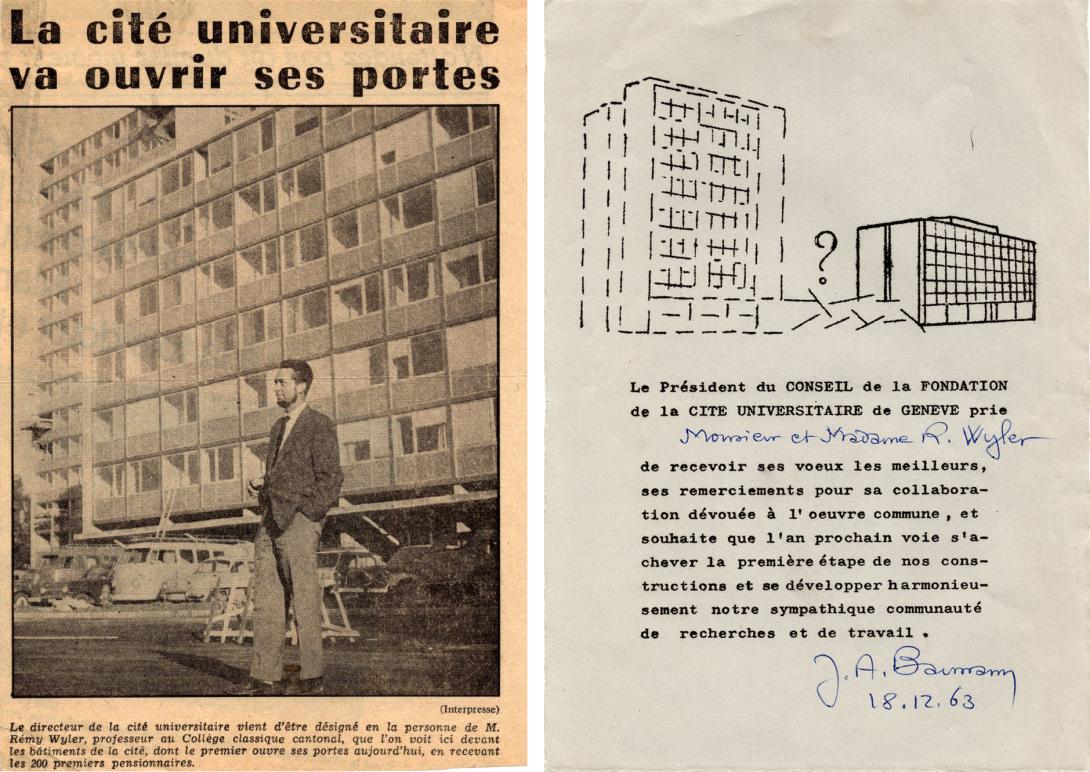 1963 projets pour la Cité Universitaire